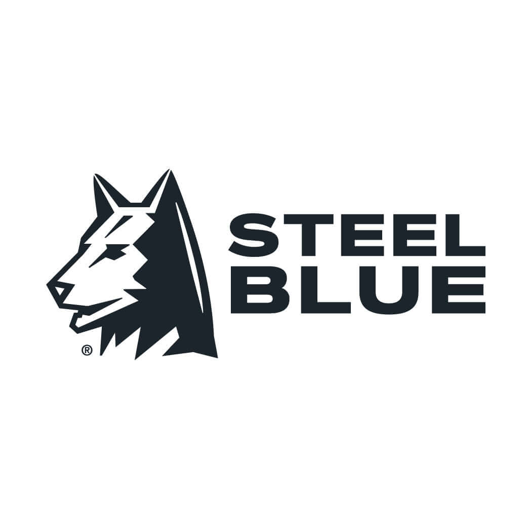 steel blue work boots